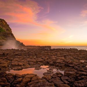 NSW134 Morning Spray North Avoca Central Coast NSW Brad Page Photography