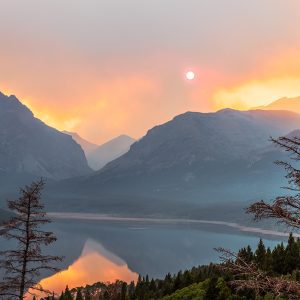 USA107 Glacier NP on Fire Brad Page Photography
