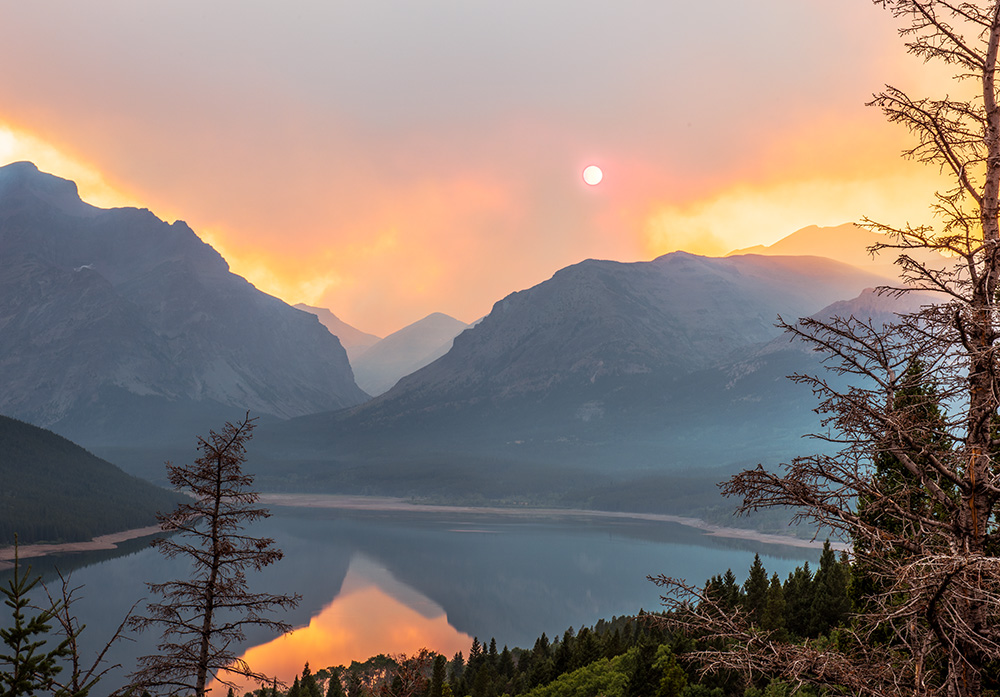 USA107 Glacier NP on Fire Brad Page Photography